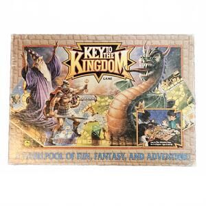 Key to the Kingdom Board Game Vintage Fantasy Adventure Family Fun Vintage 90s